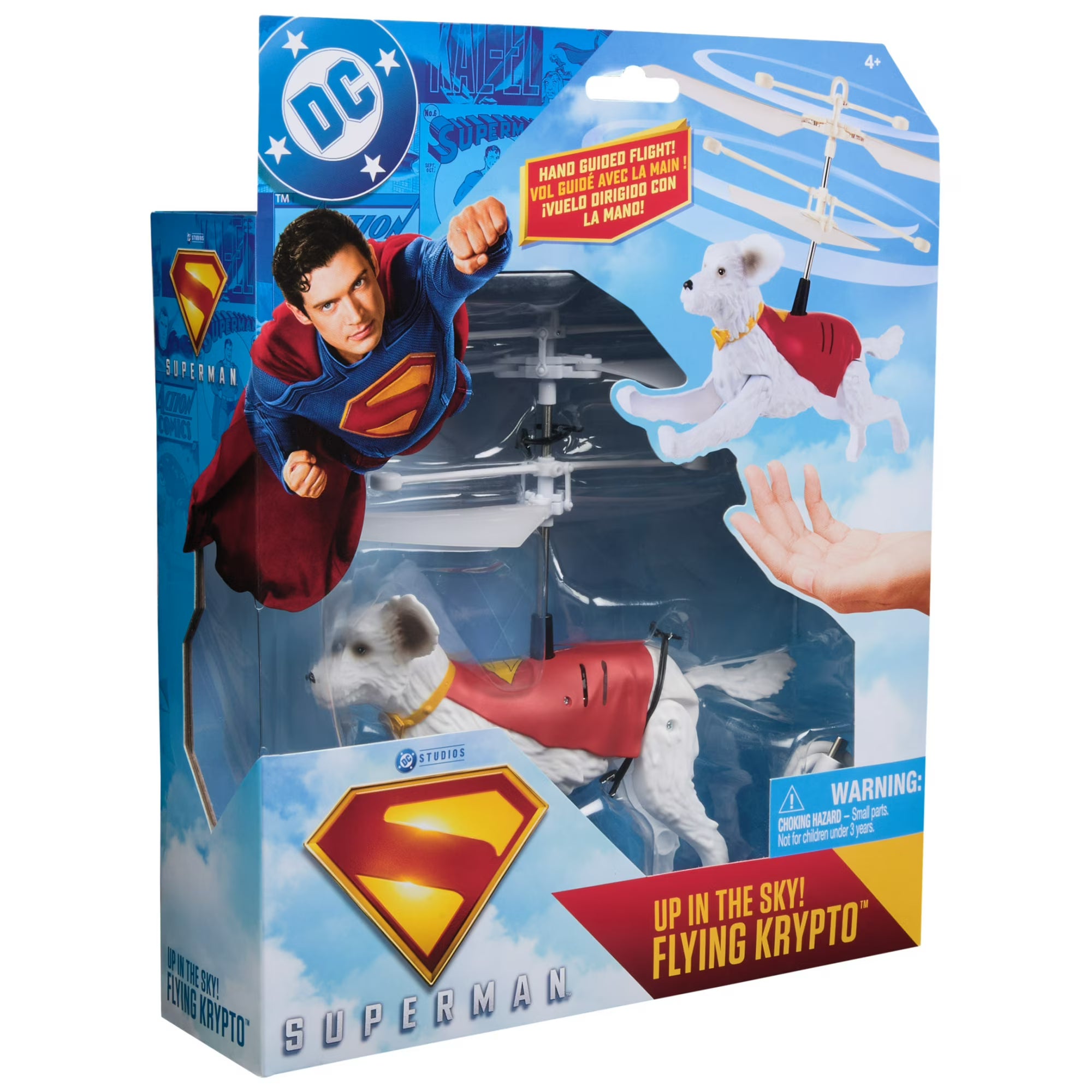 Up in the Sky! Flying Krypto