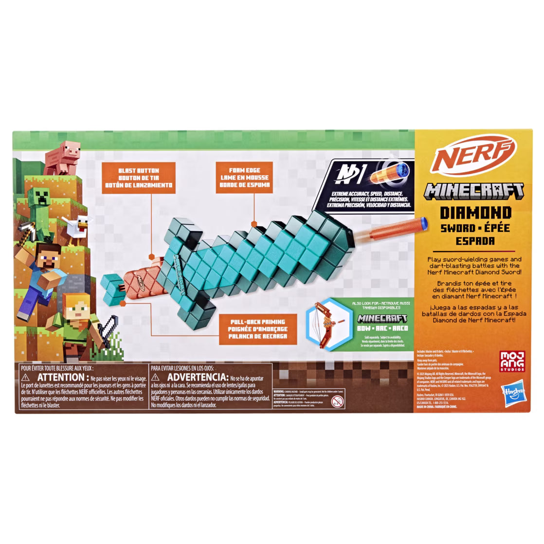 Hasbro NERF Mindcraft Diamond Sword