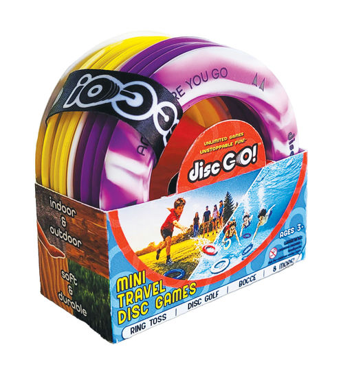 Disc Go! Mini Travel Disc Game - Red, White, & Blue