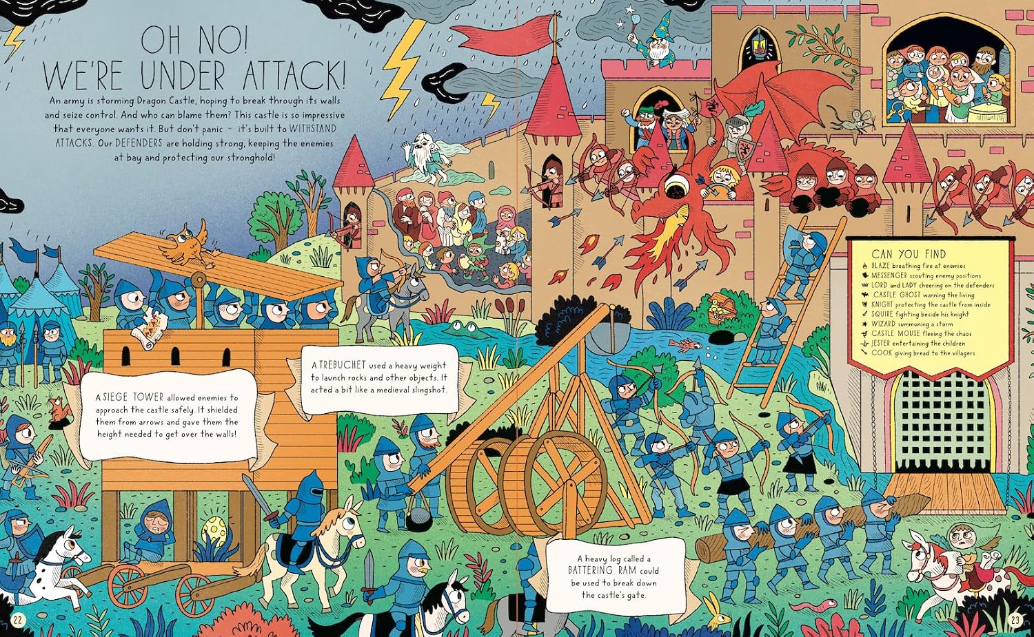 Where's Dragon in His Castle?: A Search and Find Back in Time