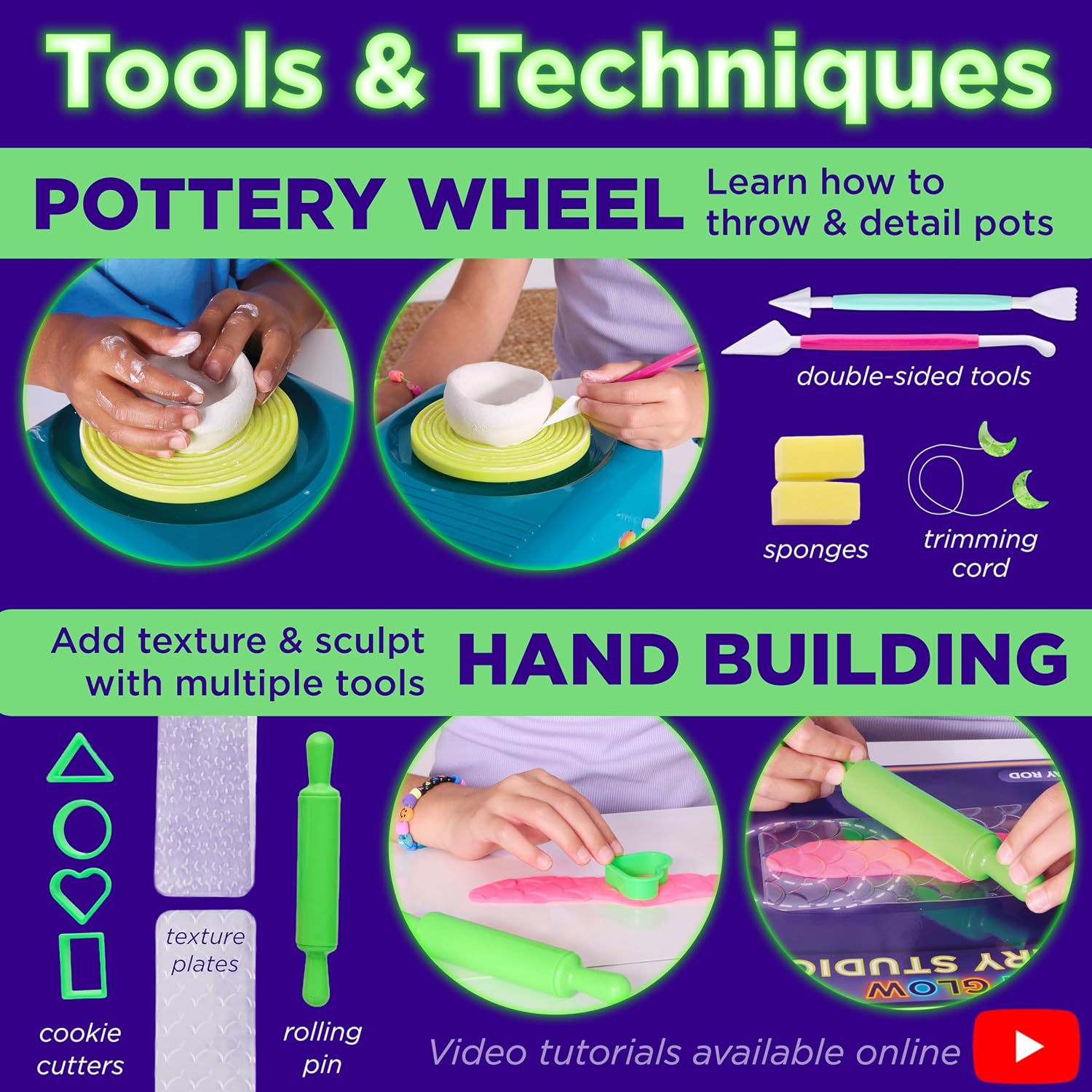 Faber-Castell Neon Glow Pottery Studio