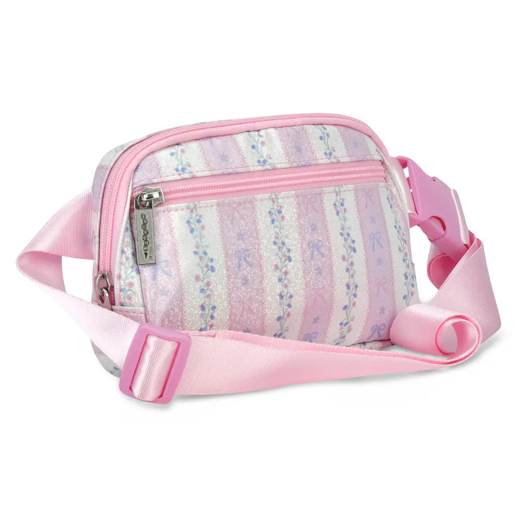 Floral Stripes Belt Bag