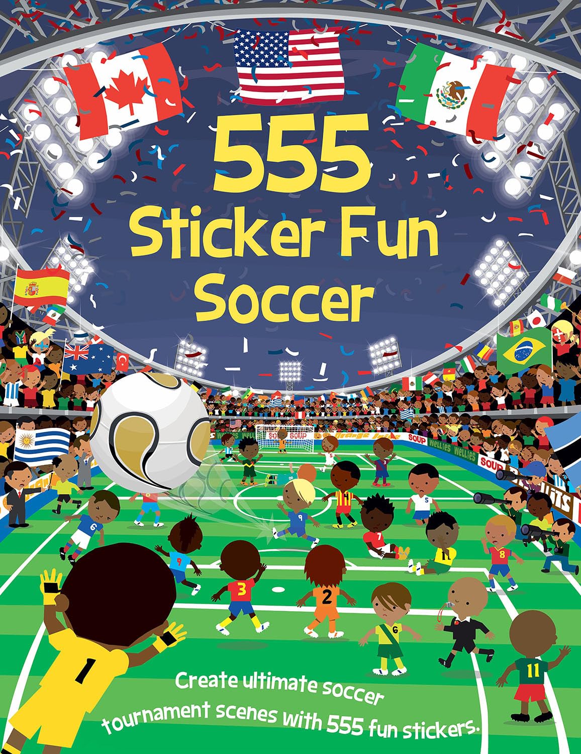 555 Sticker Fun Soccer