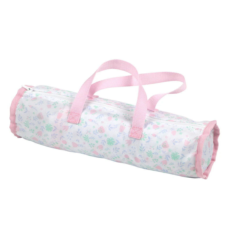 Pink Foldable Crib Play Pen