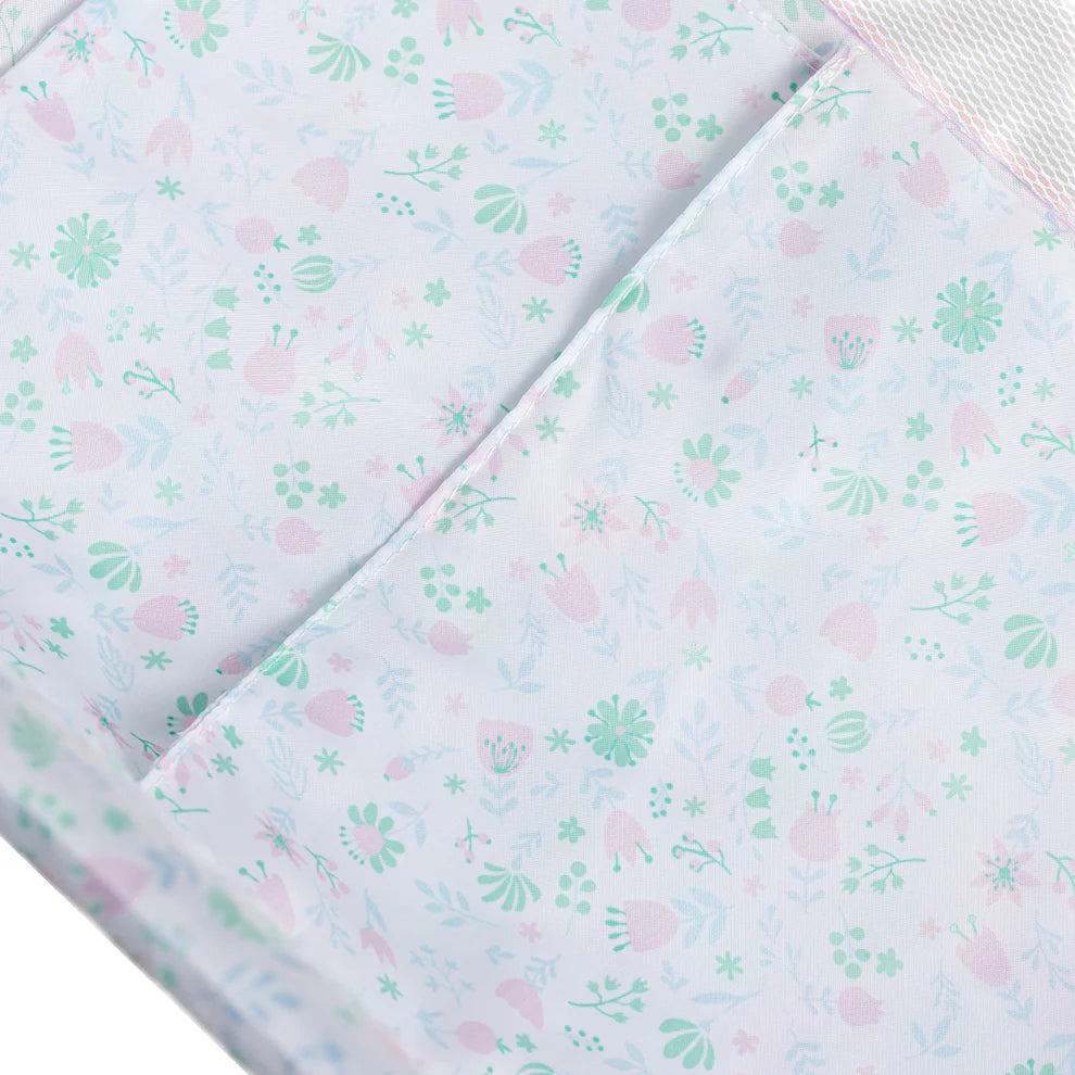Pink Foldable Crib Play Pen