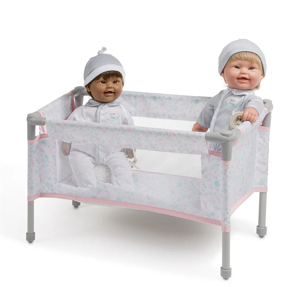 Pink Foldable Crib Play Pen