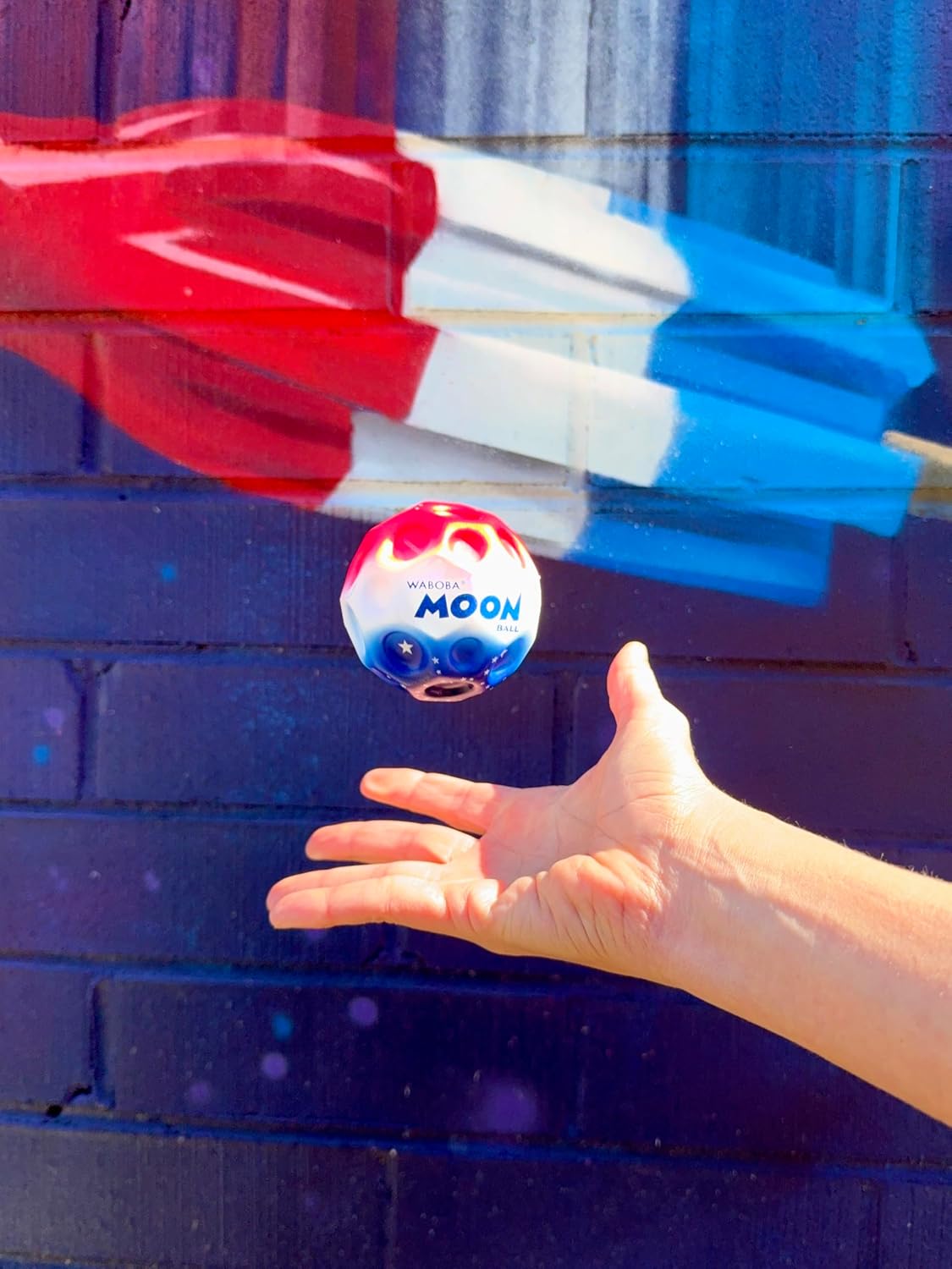 USA Stars and Stripes Moon Ball