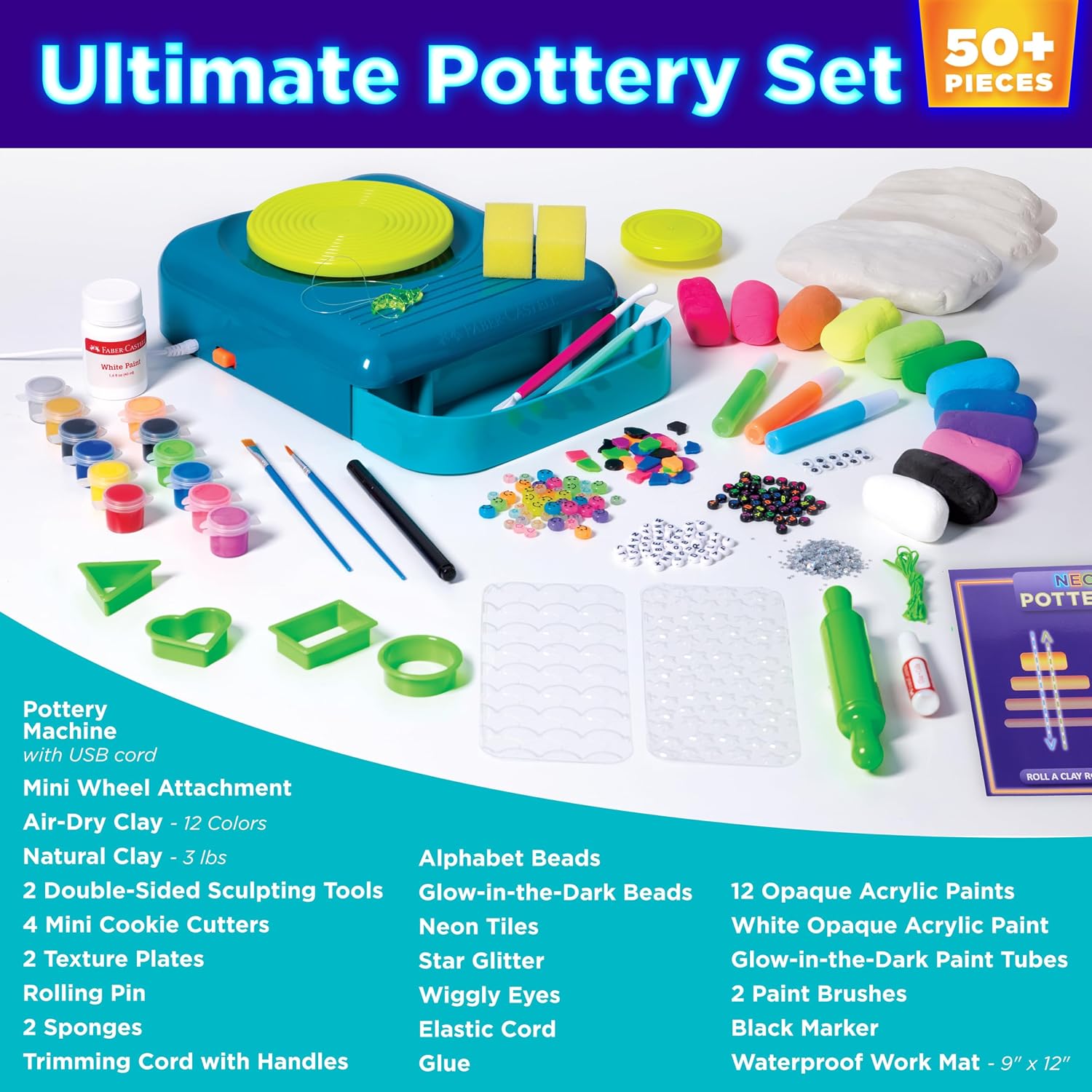 Faber-Castell Neon Glow Pottery Studio