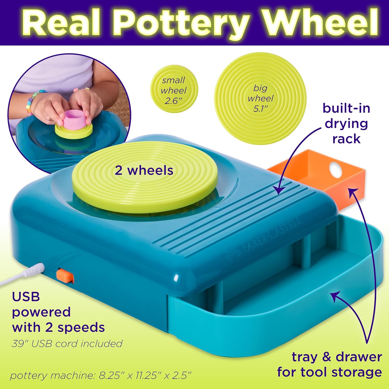 Faber-Castell Neon Glow Pottery Studio