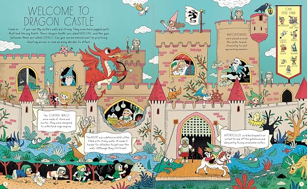 Where's Dragon in His Castle?: A Search and Find Back in Time