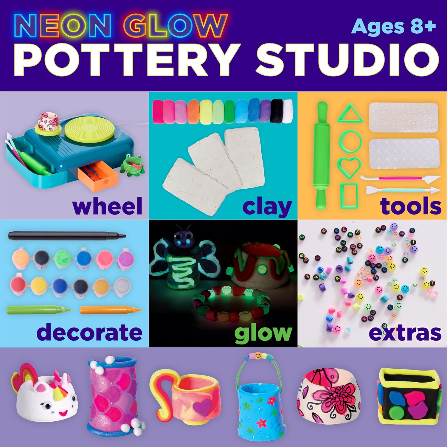Faber-Castell Neon Glow Pottery Studio