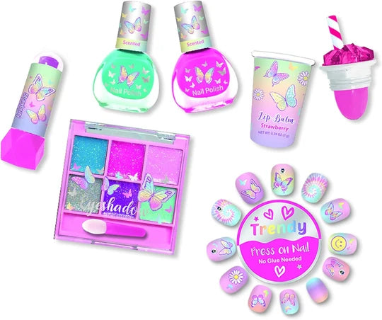 Carry All Cosmetic - Tie Dye Butterfly