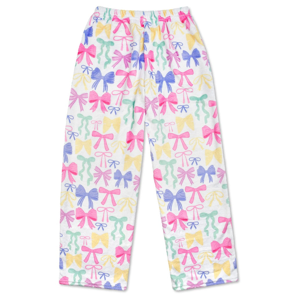 Pretty Bows Plush Pants (Medium (10-12))