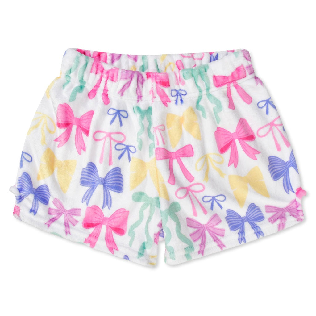 Pretty Bows Plush Shorts (Medium -10-12)