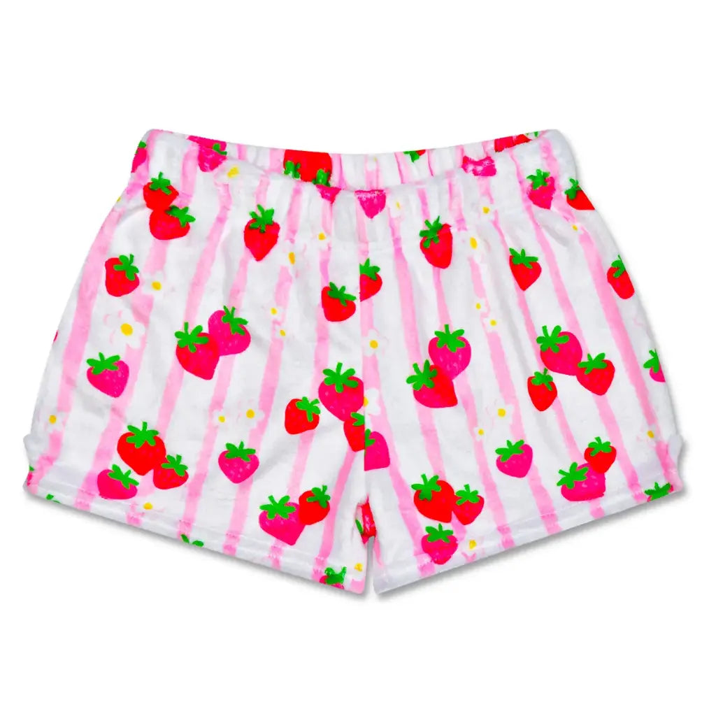 Strawberry Stripes Plush Sho - Size L