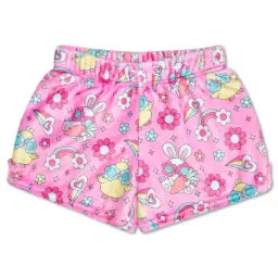 Flower Chicks Plush Shorts - Size XS
