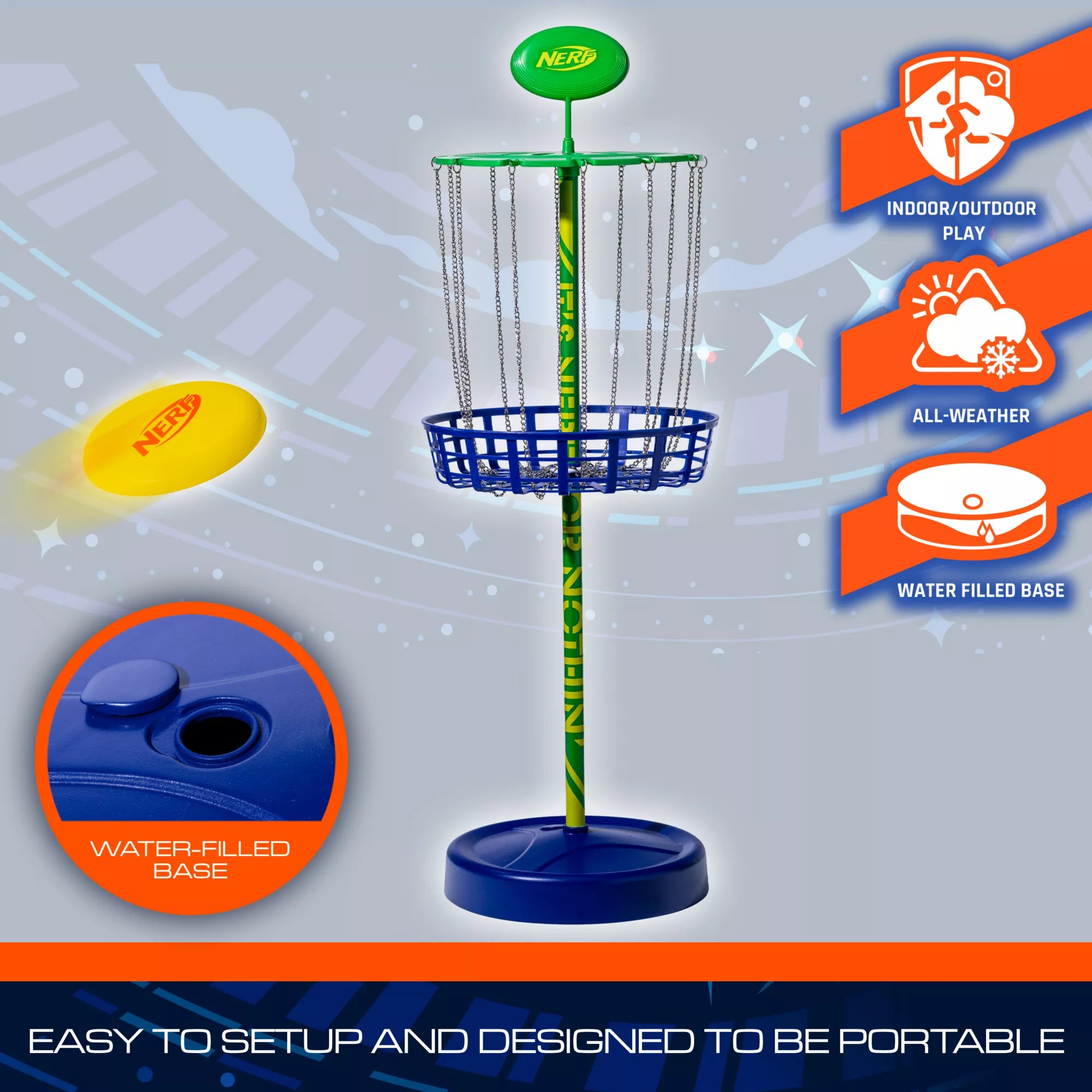 Nerf Disc Golf Starter Set