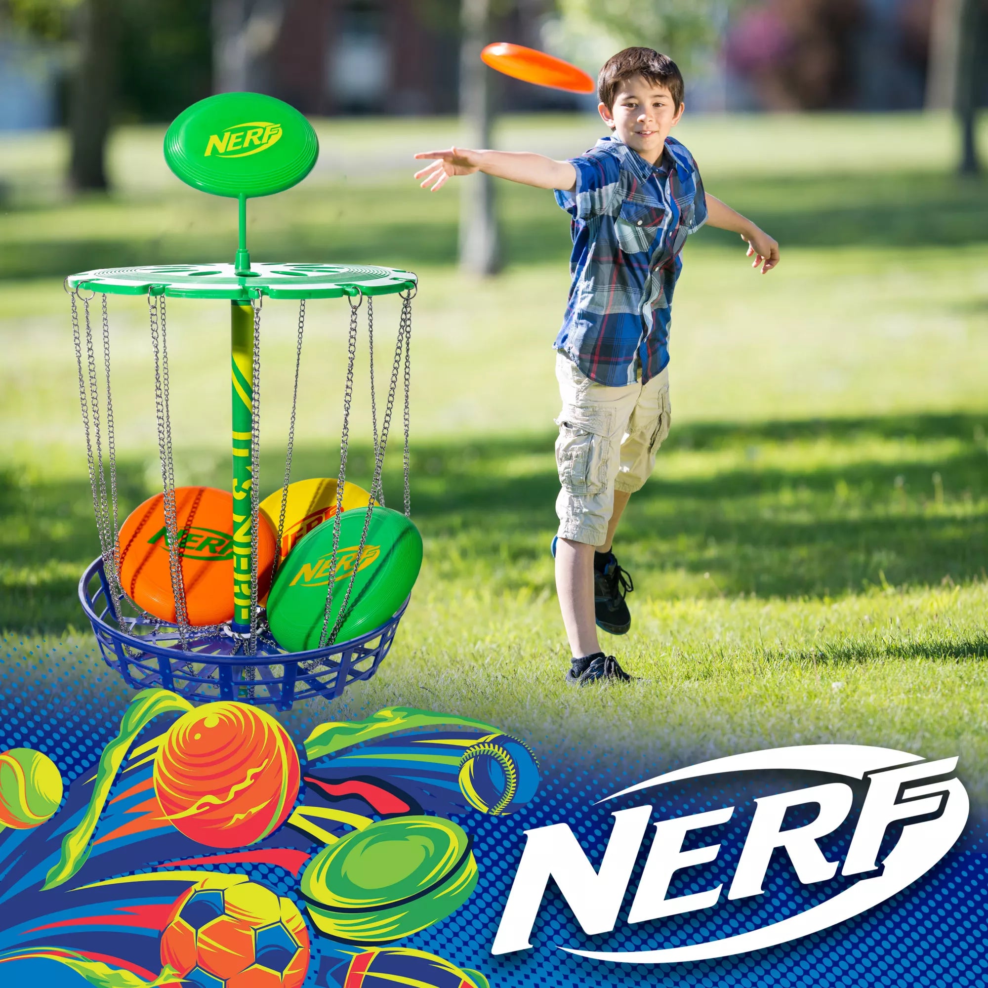 Nerf Disc Golf Starter Set