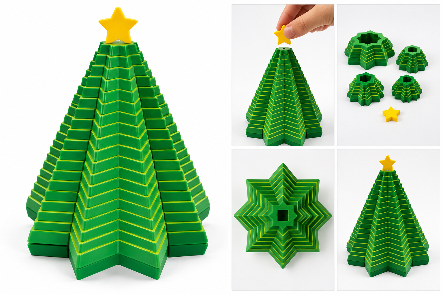 3D XL Collapsing Christmas Tree
