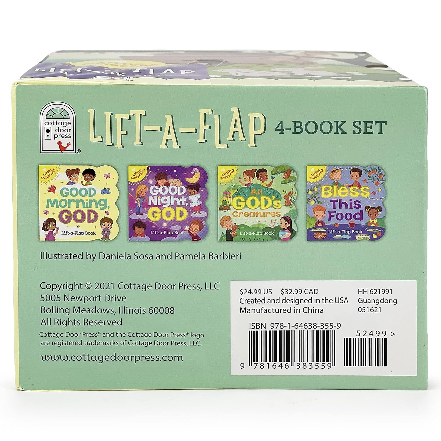 Little Sunbeams Religious Lift-A-Flap 4-Book Set
