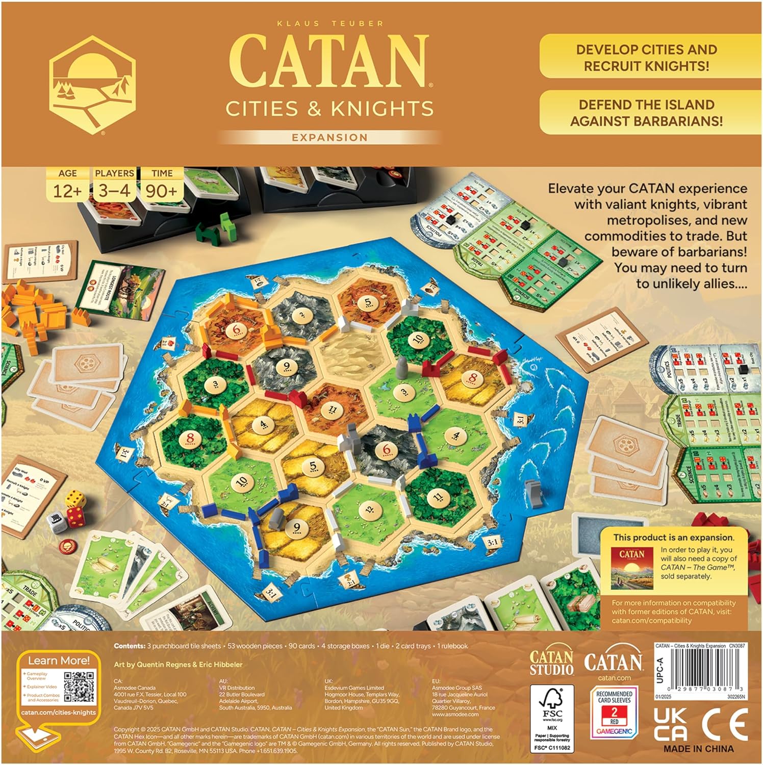 Catan - Cities and Knights Expansion