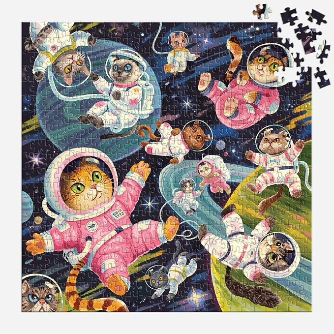 A Space Meowdyssey 500 Piece Puzzle