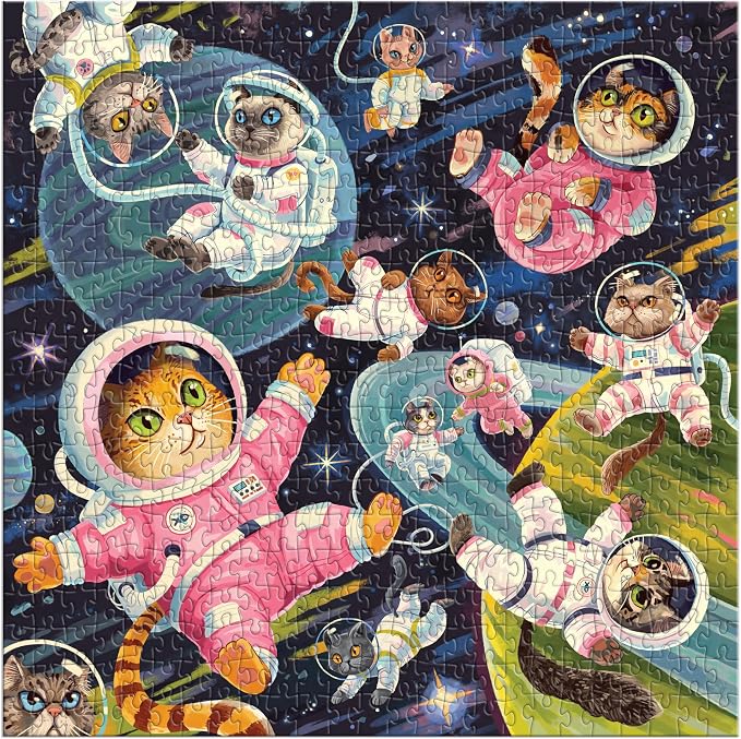 A Space Meowdyssey 500 Piece Puzzle