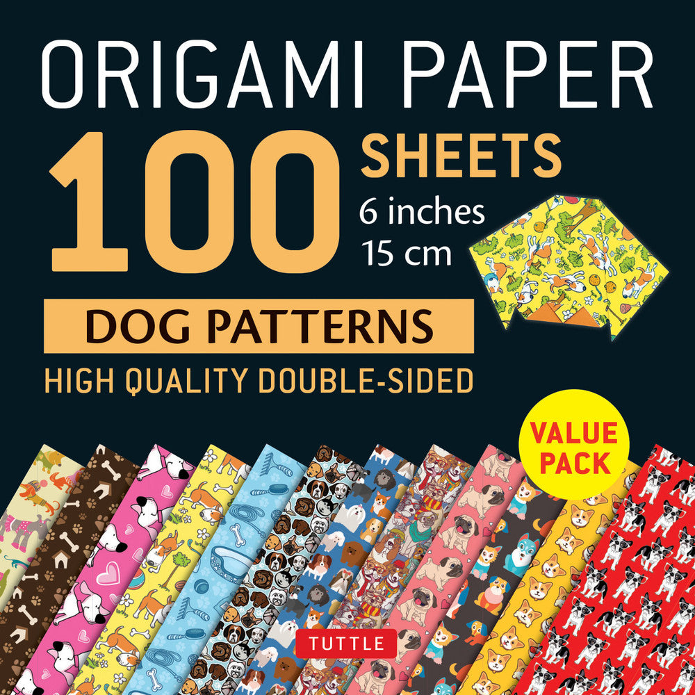 ORIGAMI PAPER DOGS 100 SHEETS