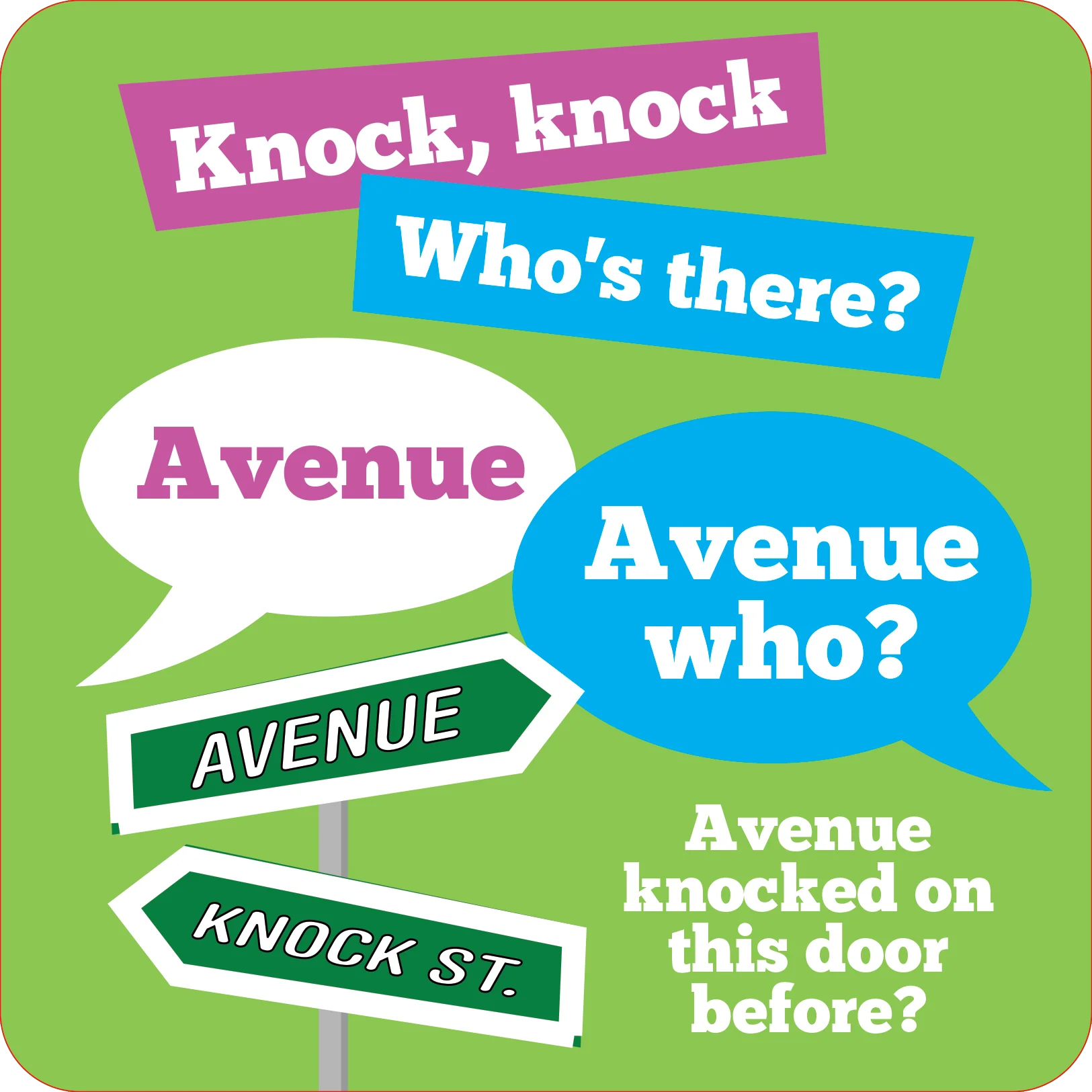 Knock Knock Jokes Lunch Box Notes