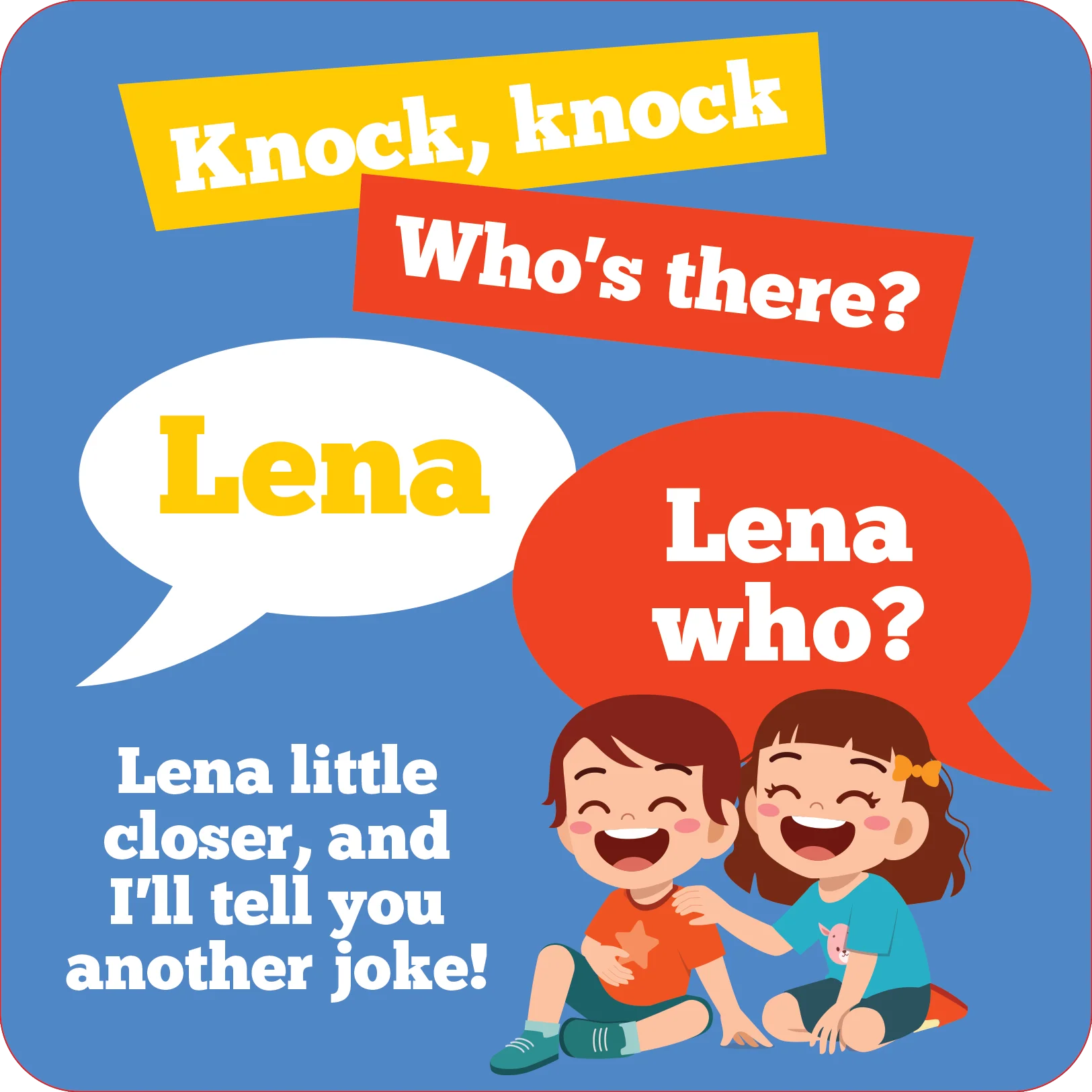 Knock Knock Jokes Lunch Box Notes