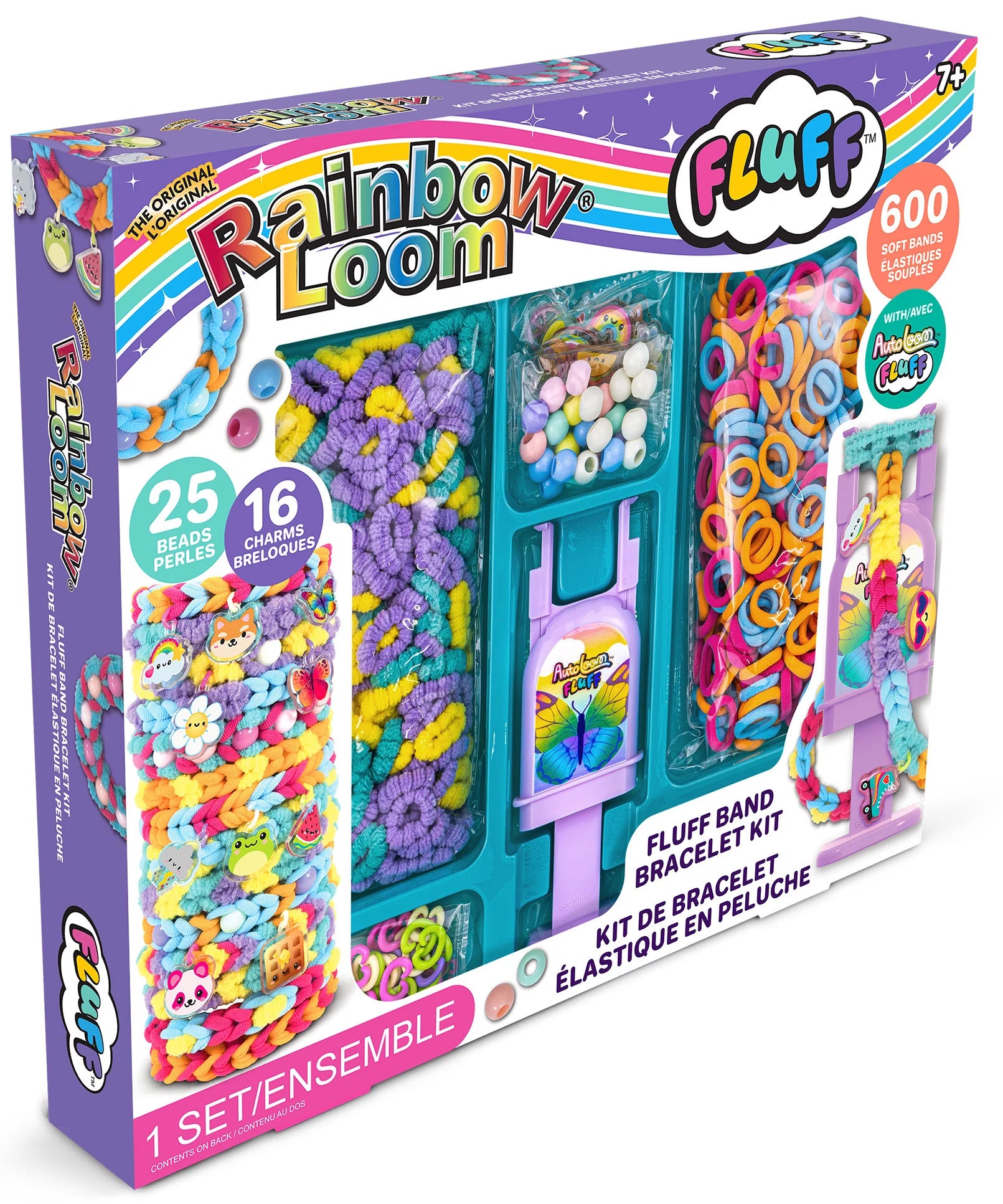 Rainbow Loom Fluff Band Bracelet Kit