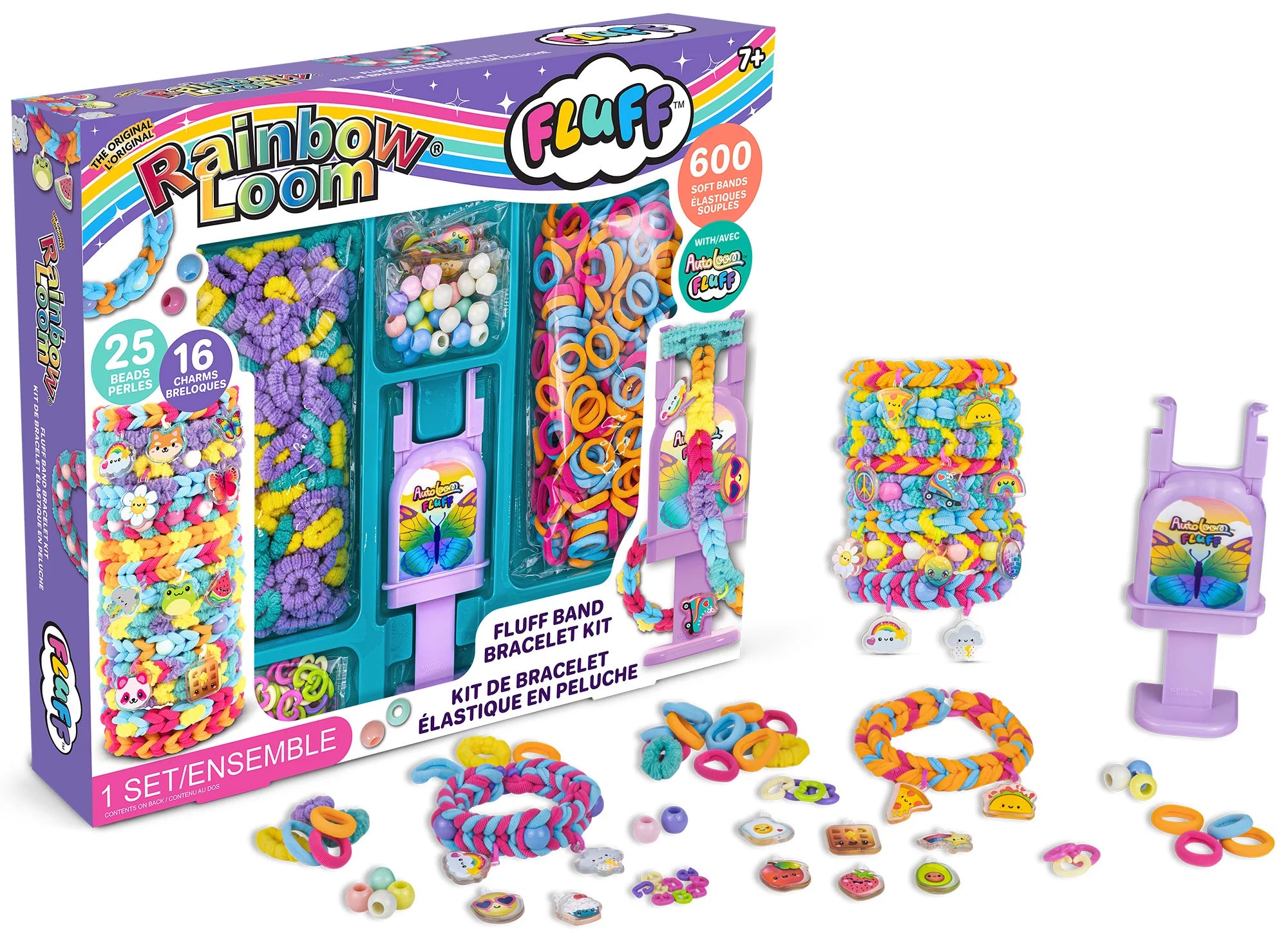 Rainbow Loom Fluff Band Bracelet Kit