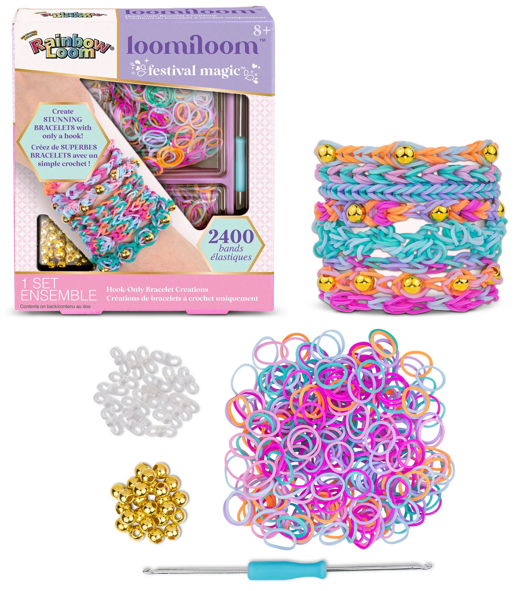 Rainbow Loom Loomiloom Festival Magic