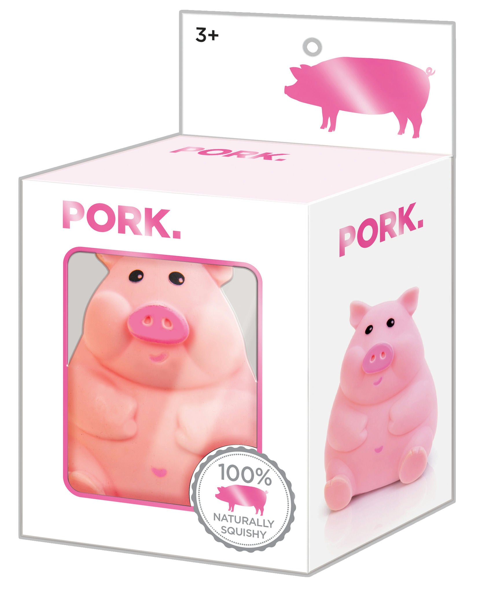 Chicken. Pork. Beef. 100% Naturally Squishy - Pork