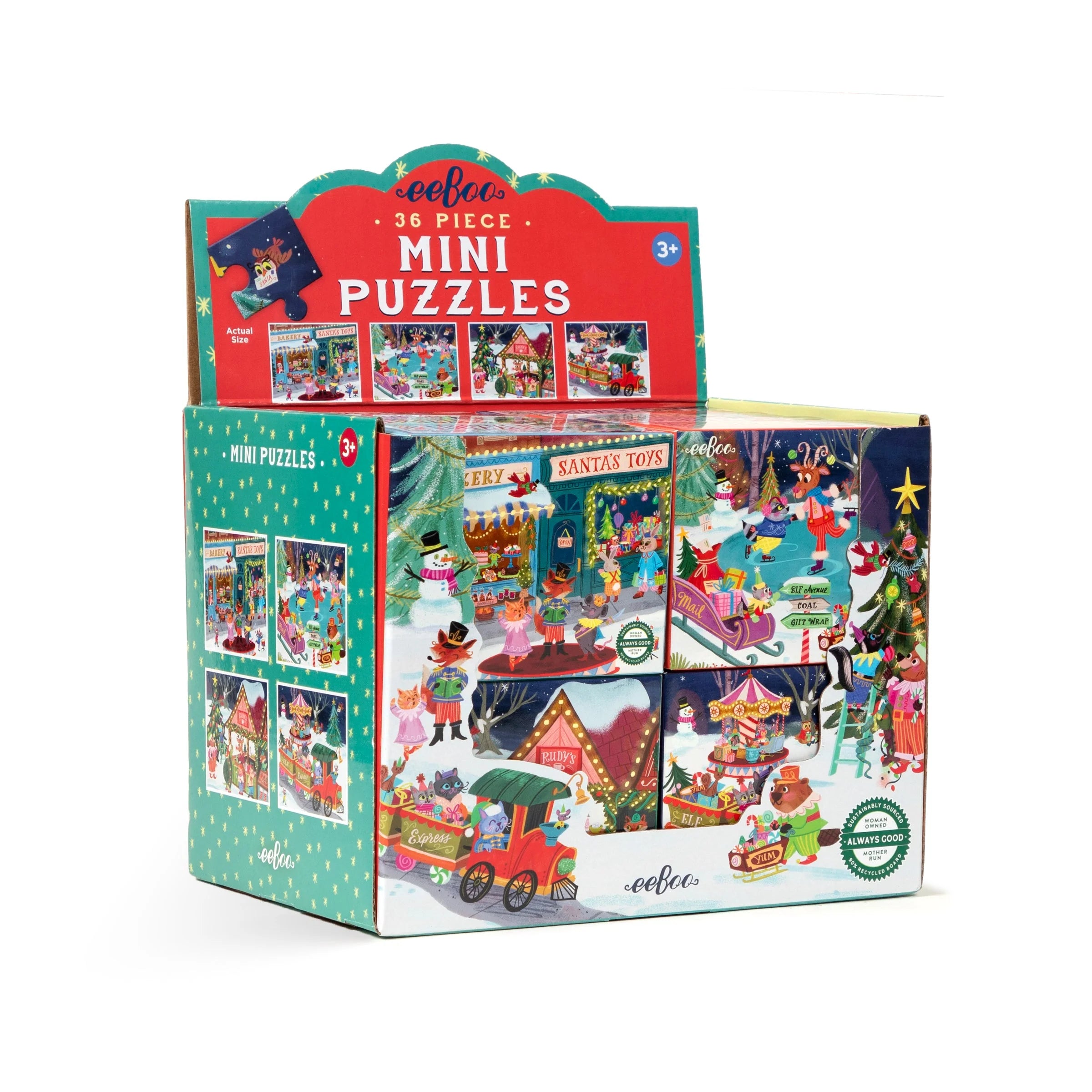 Christmas Village Mini Puzzle Assorted