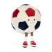 Jellycat USA Soccer Ball plush — side detail