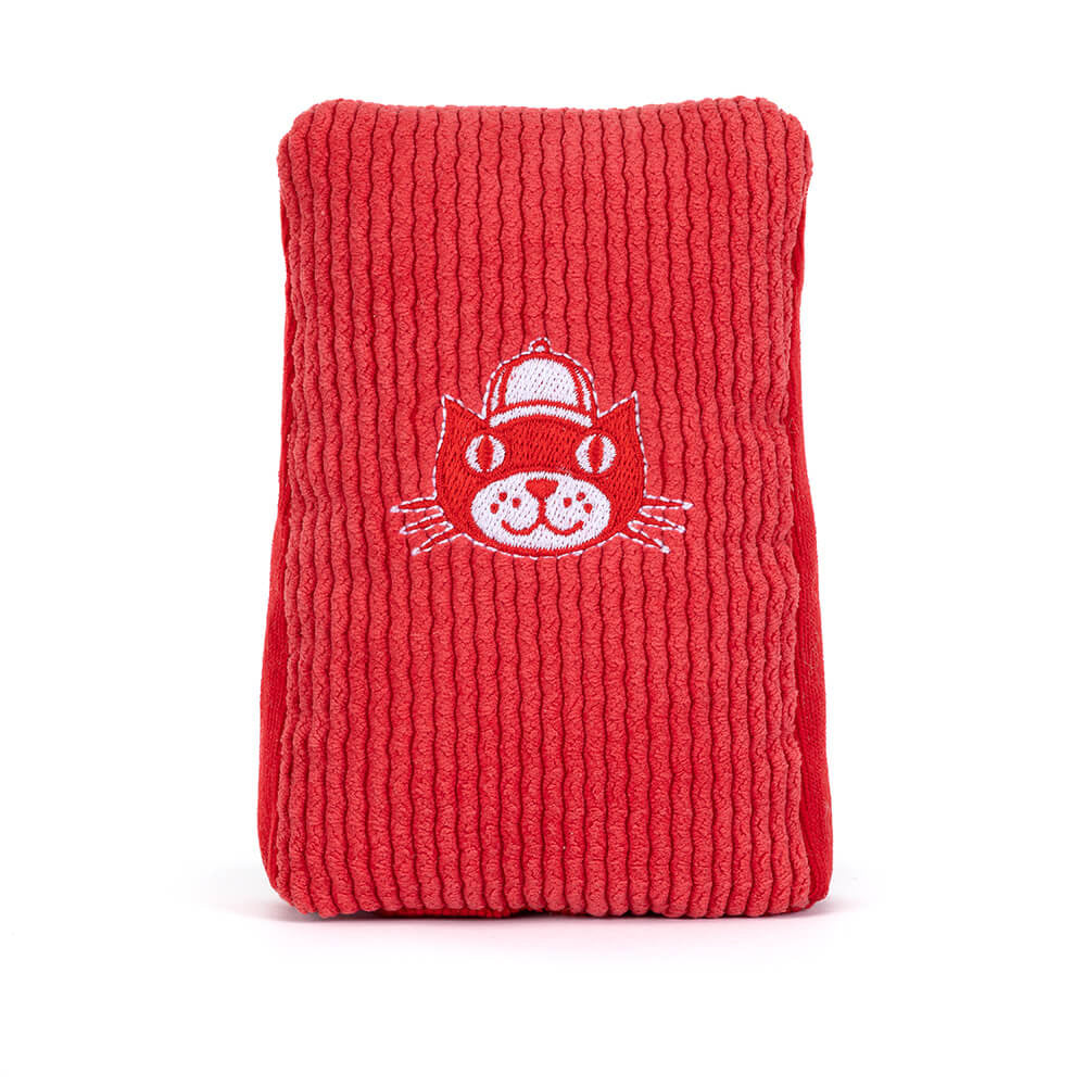 Jellycat Fowla Red Card plush — side detail
