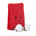 Jellycat Fowla Red Card plush — back view