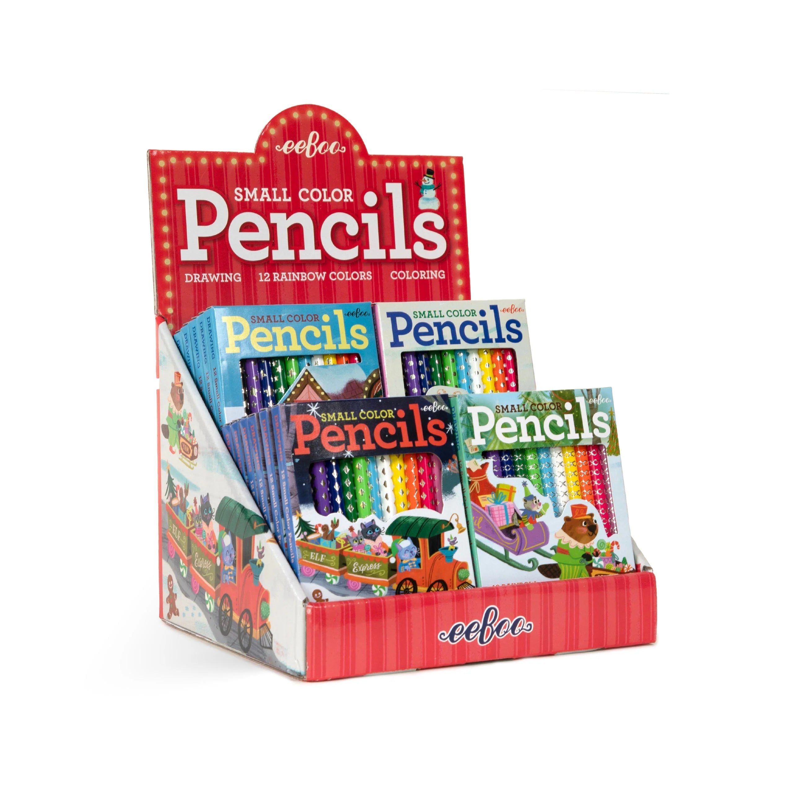 Christmas Village Small Pencil Assorted