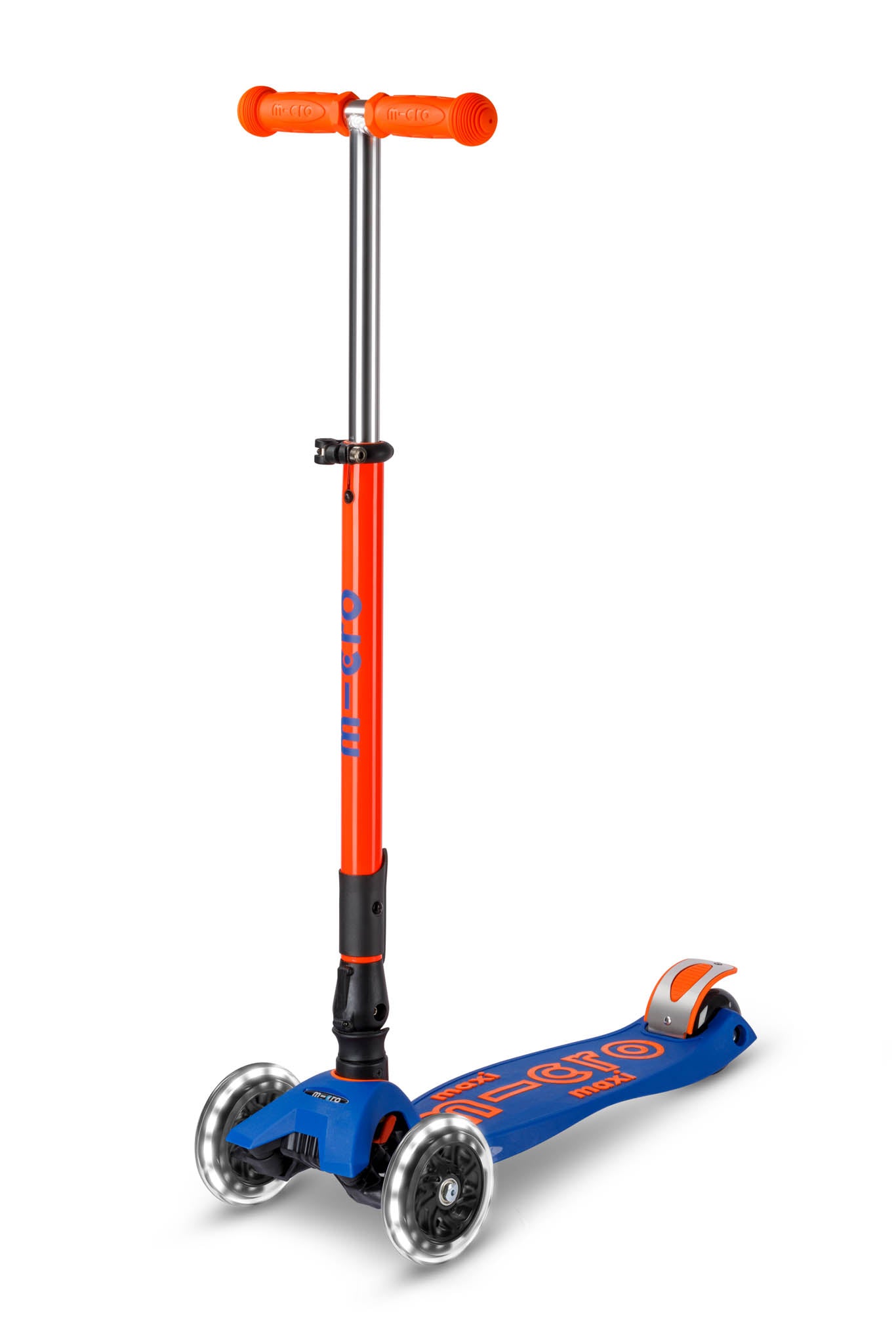 Micro Kickboard Maxi Deluxe Foldable LED Scooter
