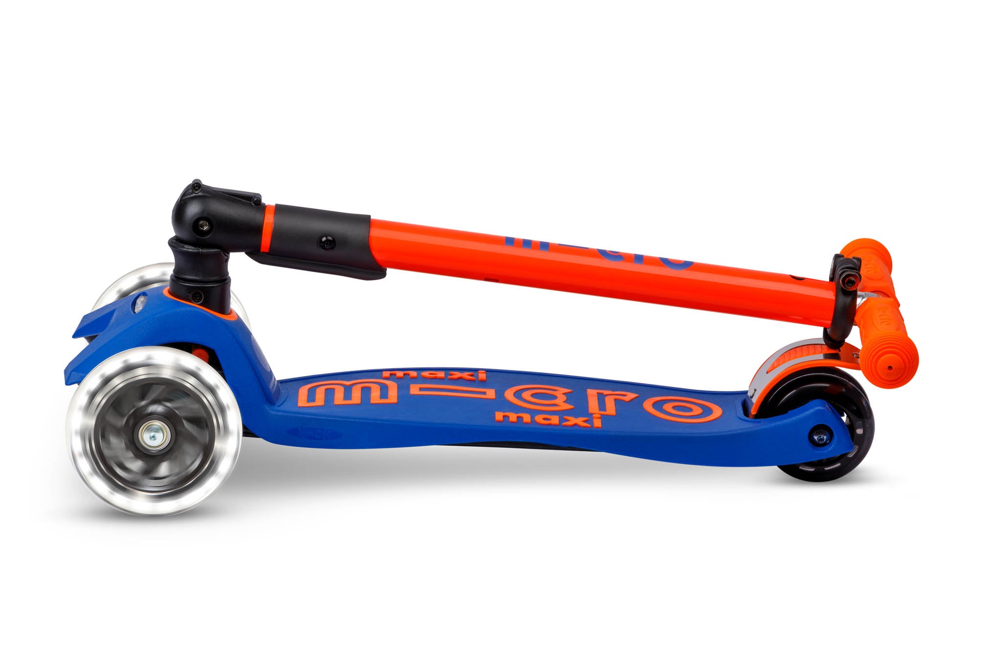 Micro Kickboard Maxi Deluxe Foldable LED Scooter