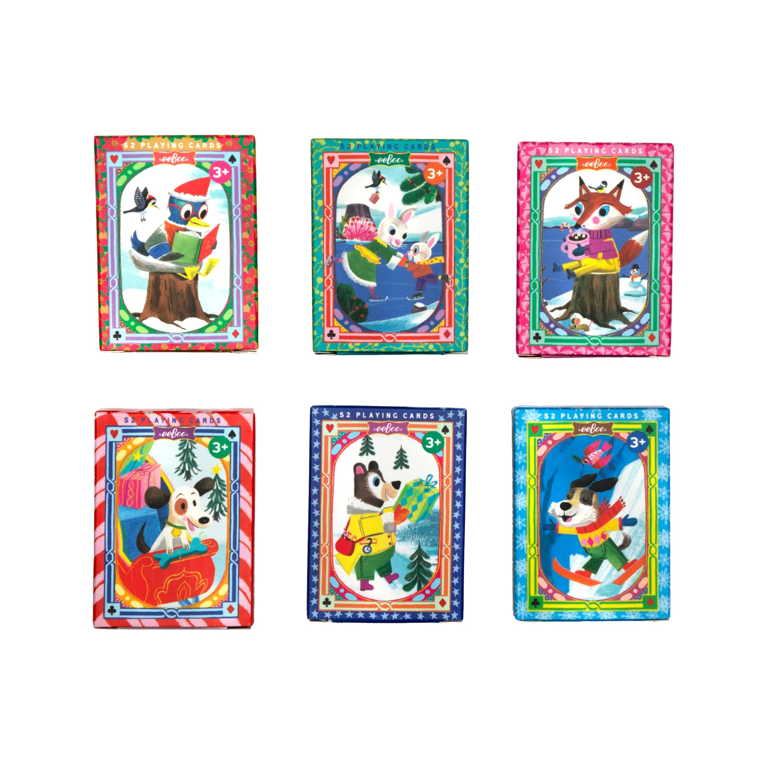 Holiday in the Woods Tiny Playing Cards – Assorted Styles