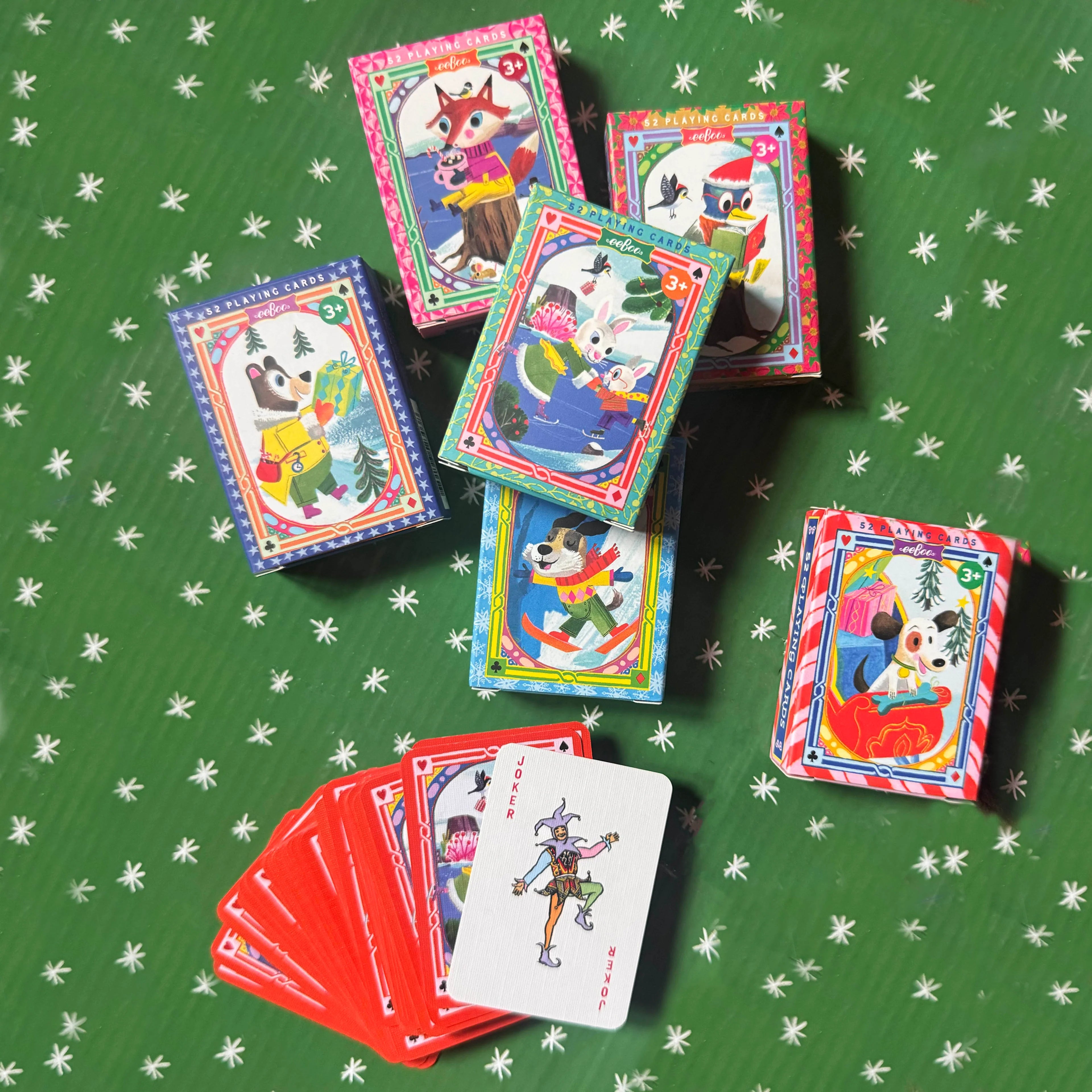 Holiday in the Woods Tiny Playing Cards – Assorted Styles