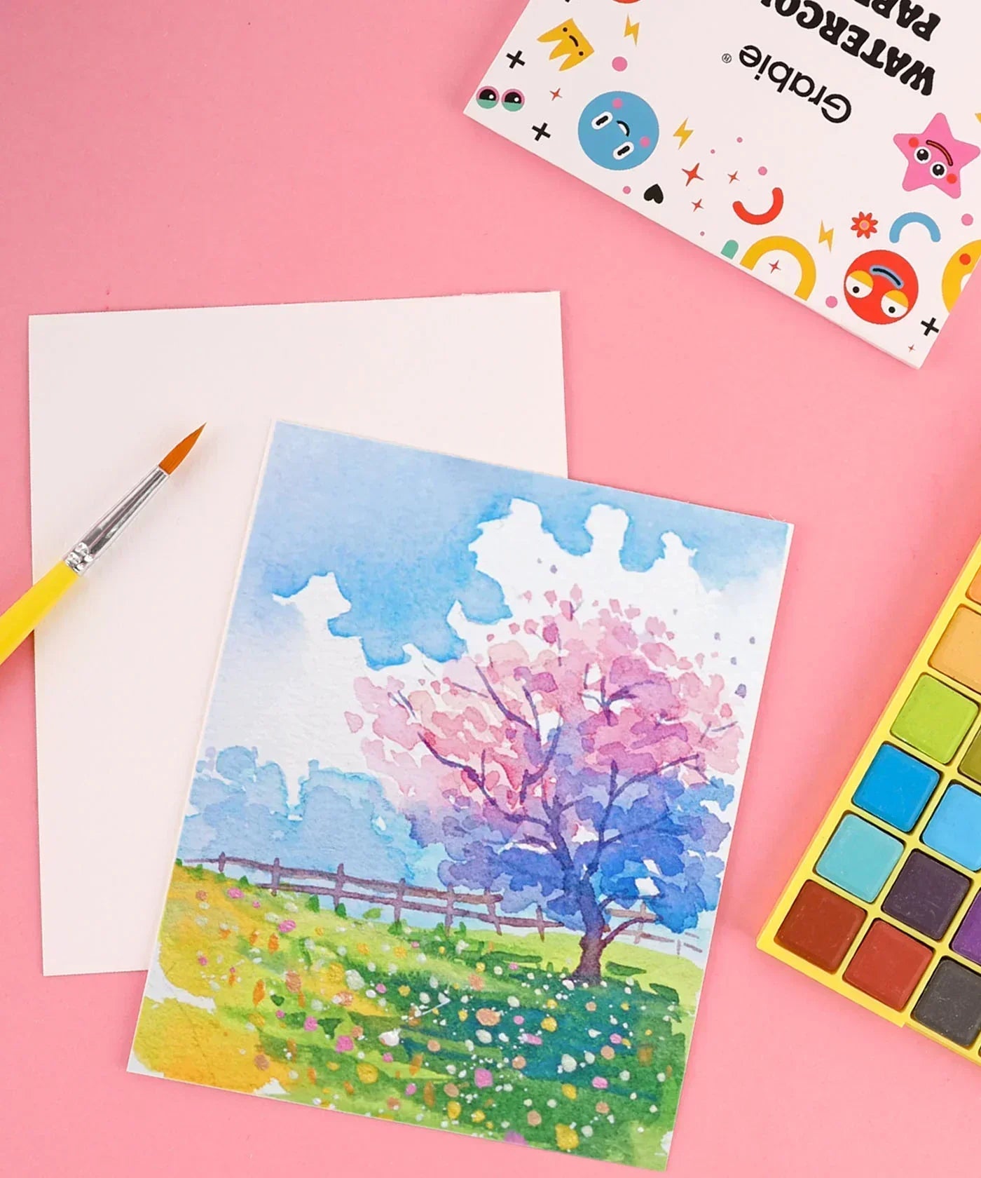 All-in-One Watercolor Set of 48