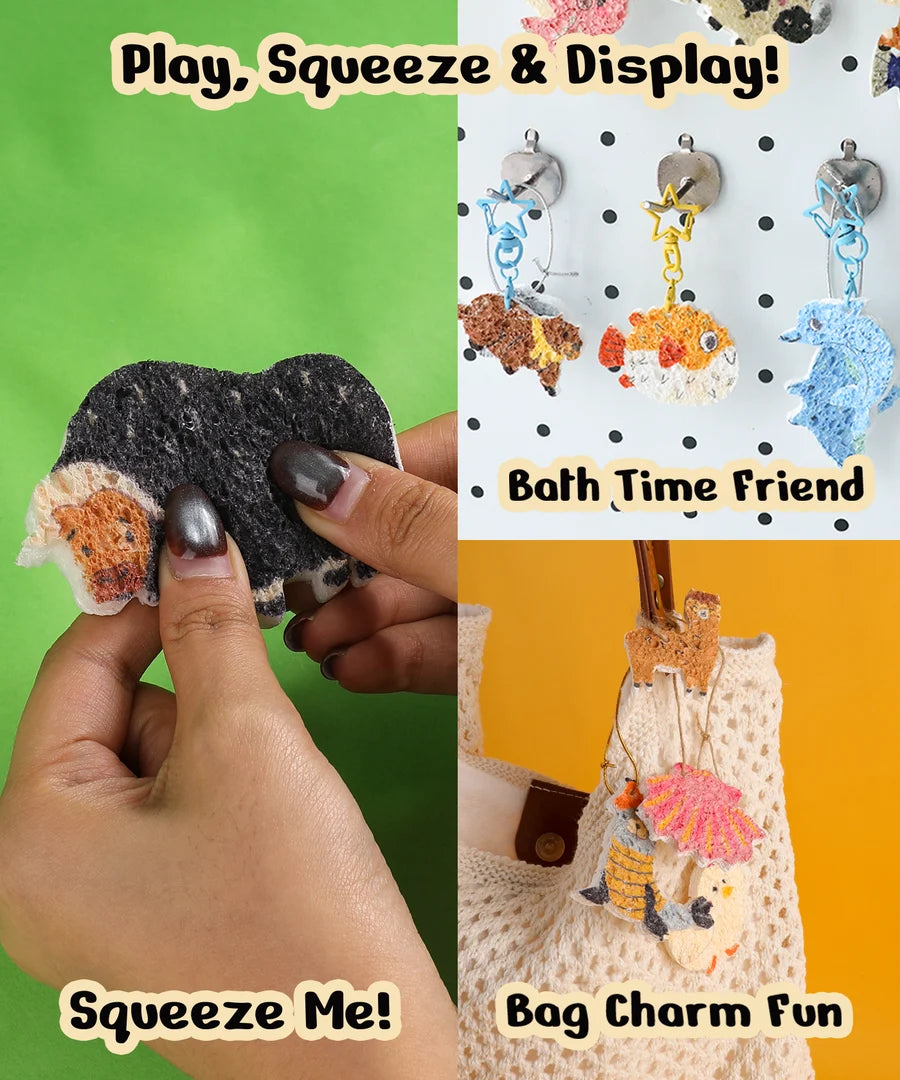 Under the Sea Drop to Puff 3D Sponge Art Kit