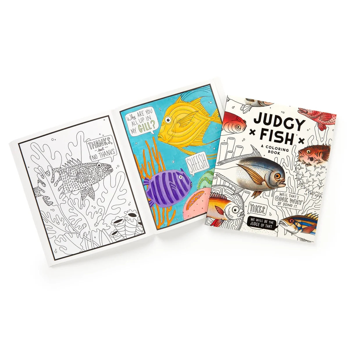 Coloring Book Judgy Fish