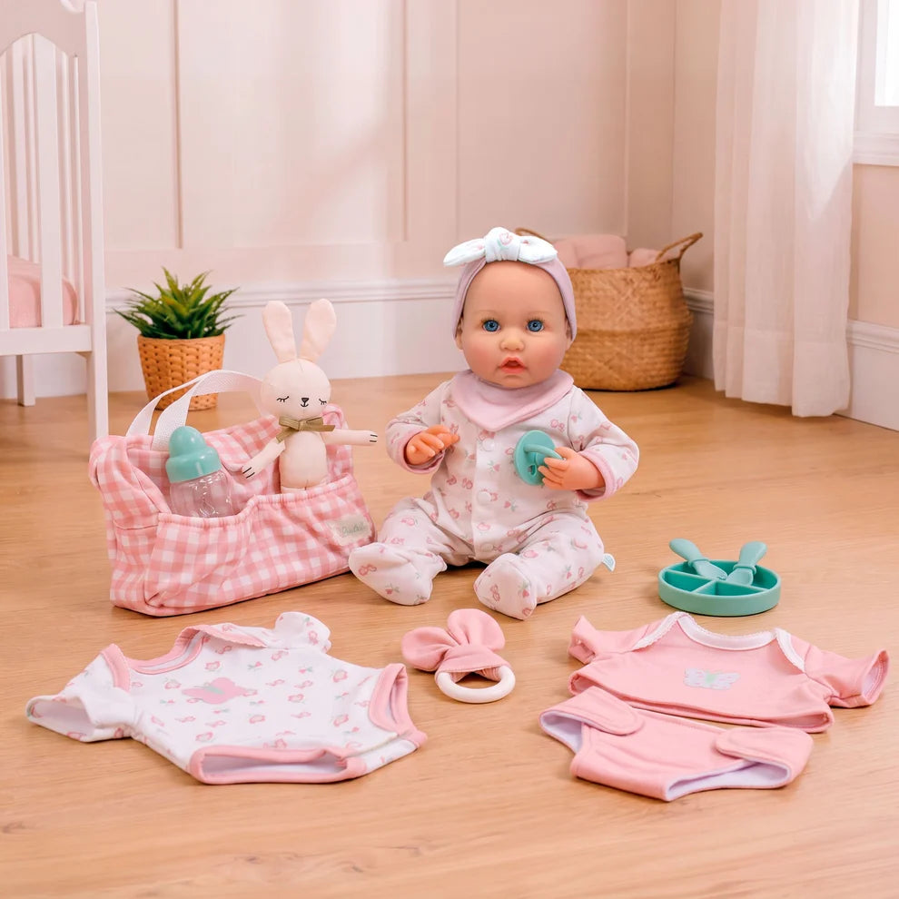 Bonbebe Realistic Baby Doll with Heartbeat Deluxe Bundle 16 Piece St