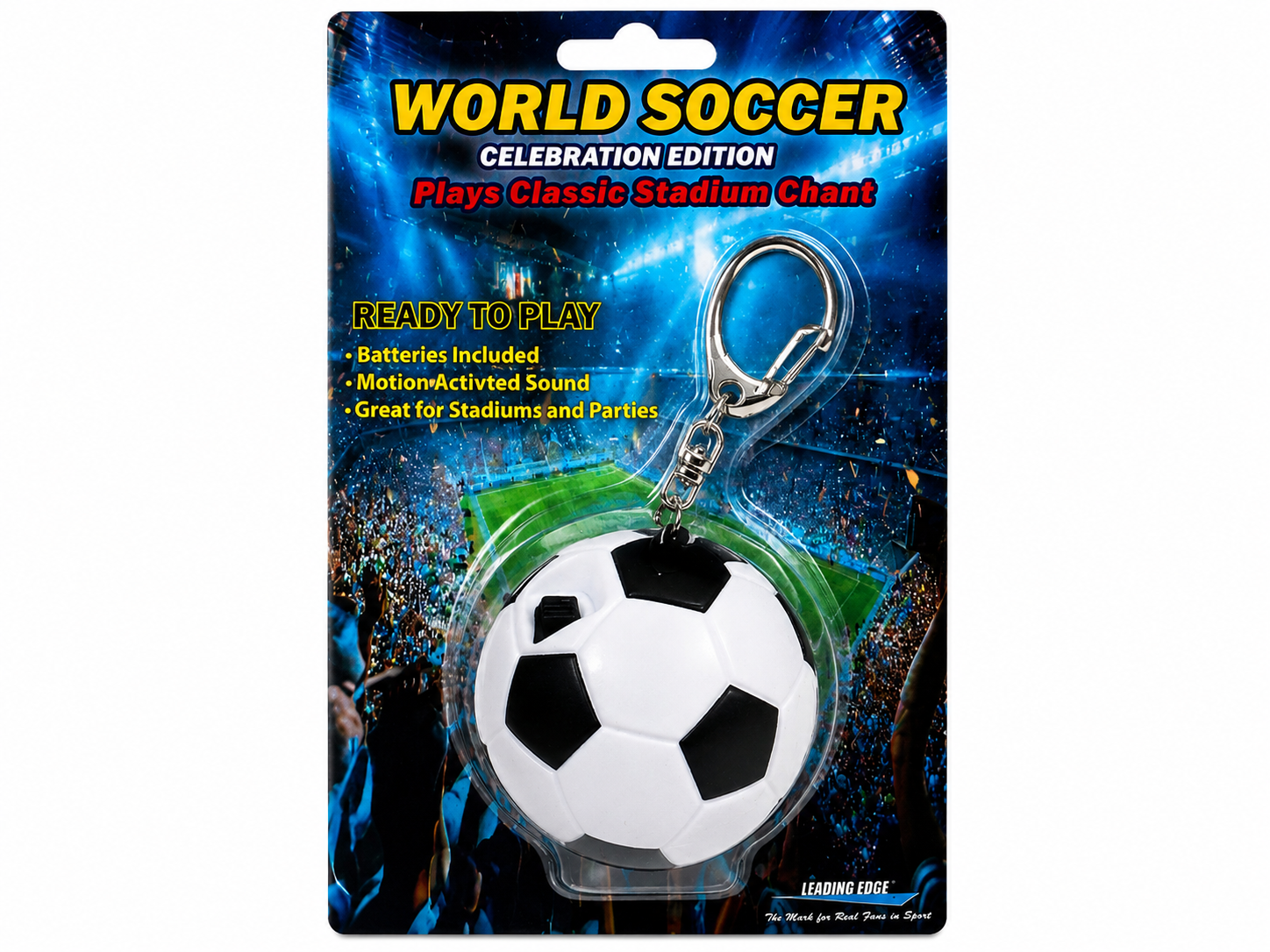 World Soccer Key Ring with Sound