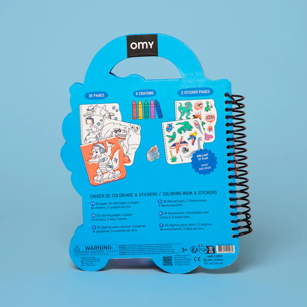 Dino Super Coloring & Sticker