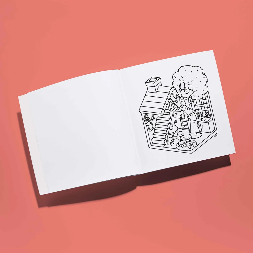 Cozy Art - Calm & Cute Coloring Notebooks: 3 styles - Cozy Art Yummy Food